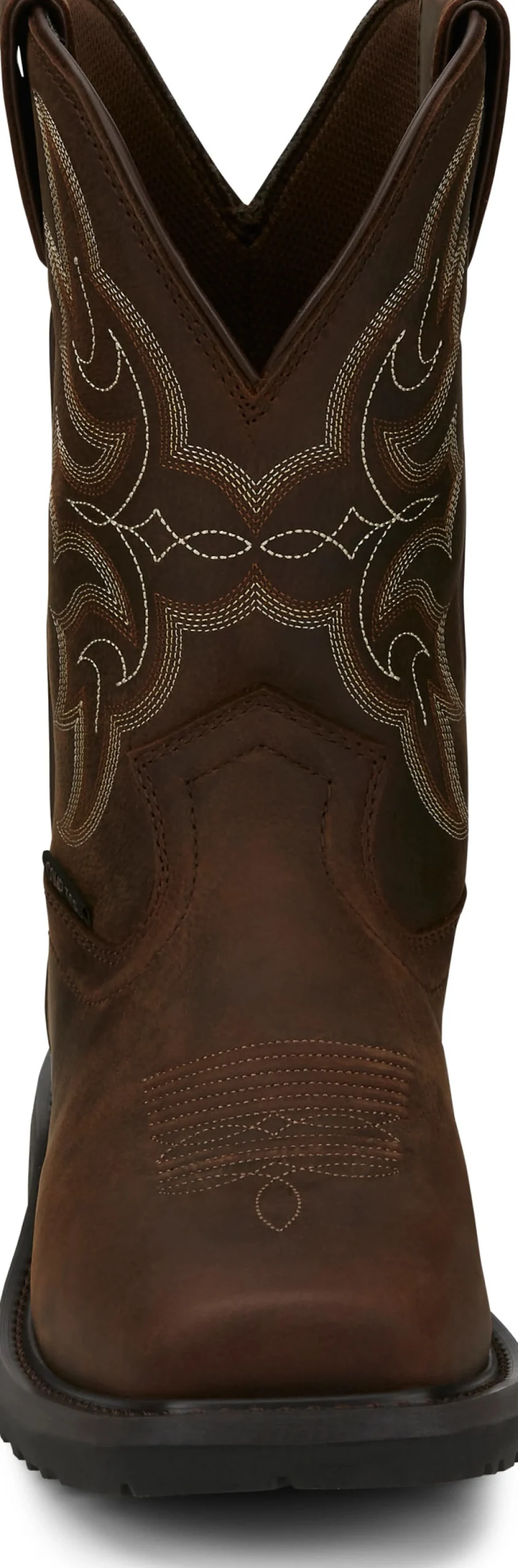 Justin Boots Ricochet 10" Waterproof Comp Toe Walnut Hot