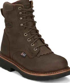 Justin Boots Rivot 8" Lace Up Hickory Brown Online