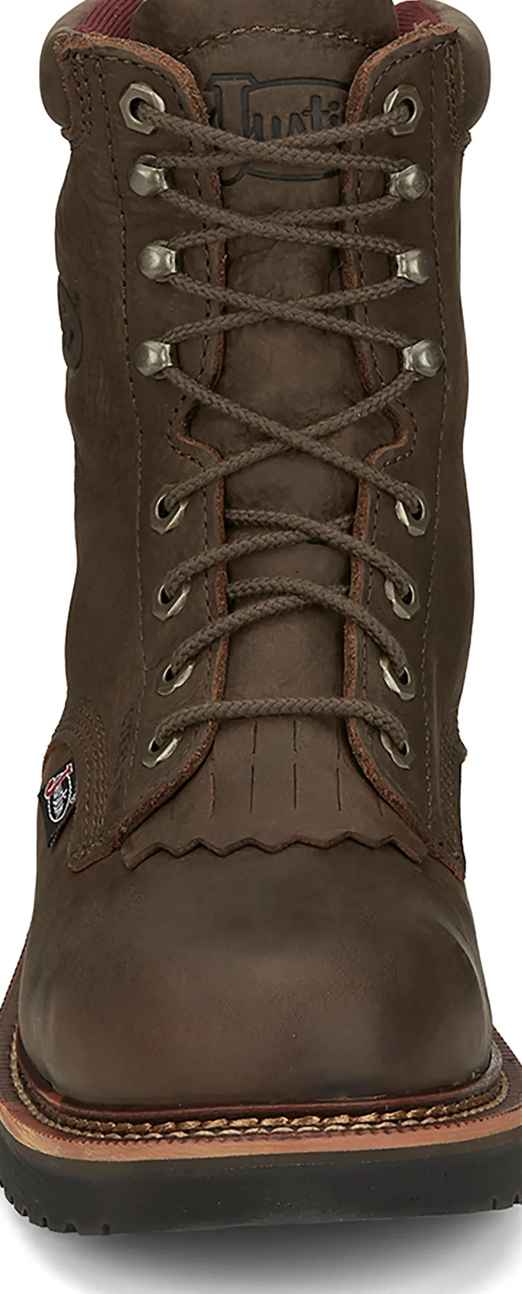 Justin Boots Rivot 8" Lace Up Hickory Brown Online