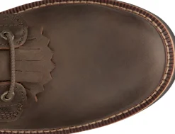 Justin Boots Rivot 8" Waterproof Steel Toe Hickory Brown Discount