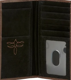 Justin Boots Rodeo Wallet Brown Hot