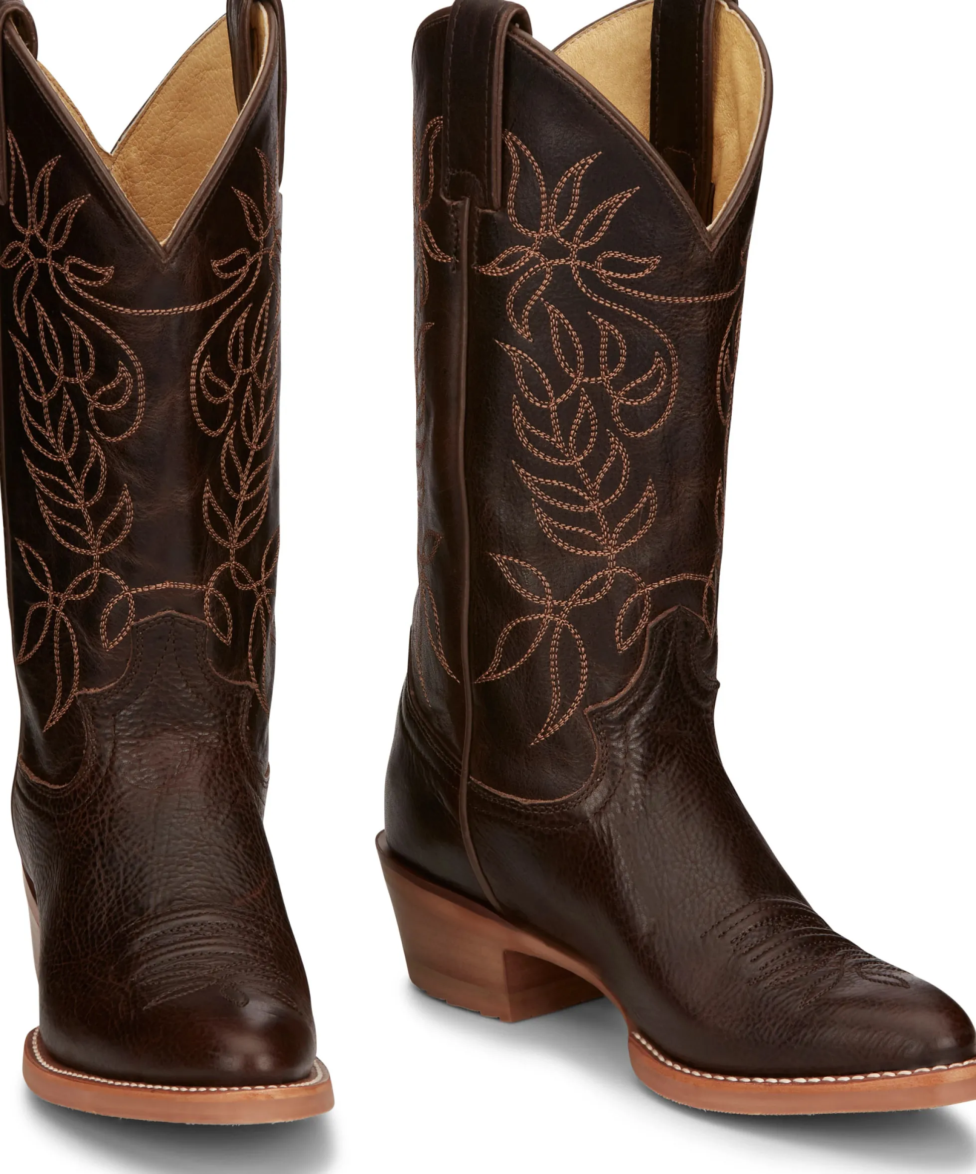 Justin Boots Rosey 12" Western Boot Brown Hot