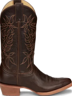 Justin Boots Rosey 12" Western Boot Brown Hot