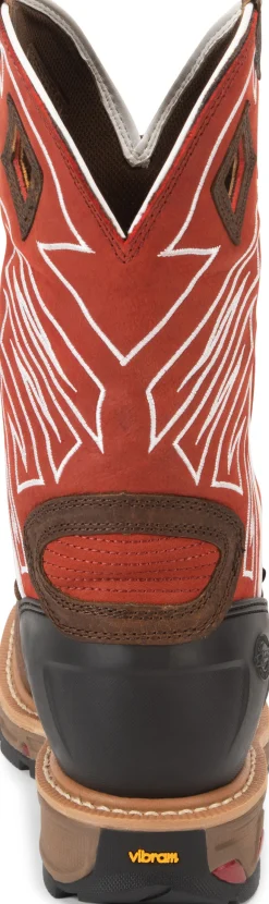 Justin Boots Roughneck 12" Waterproof Steel Toe Walnut Online