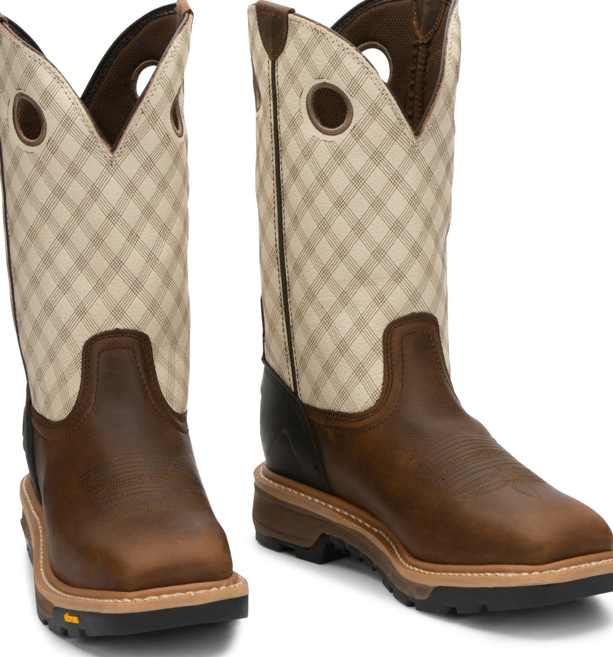 Justin Boots Roughneck 12" Work Pecan Clearance