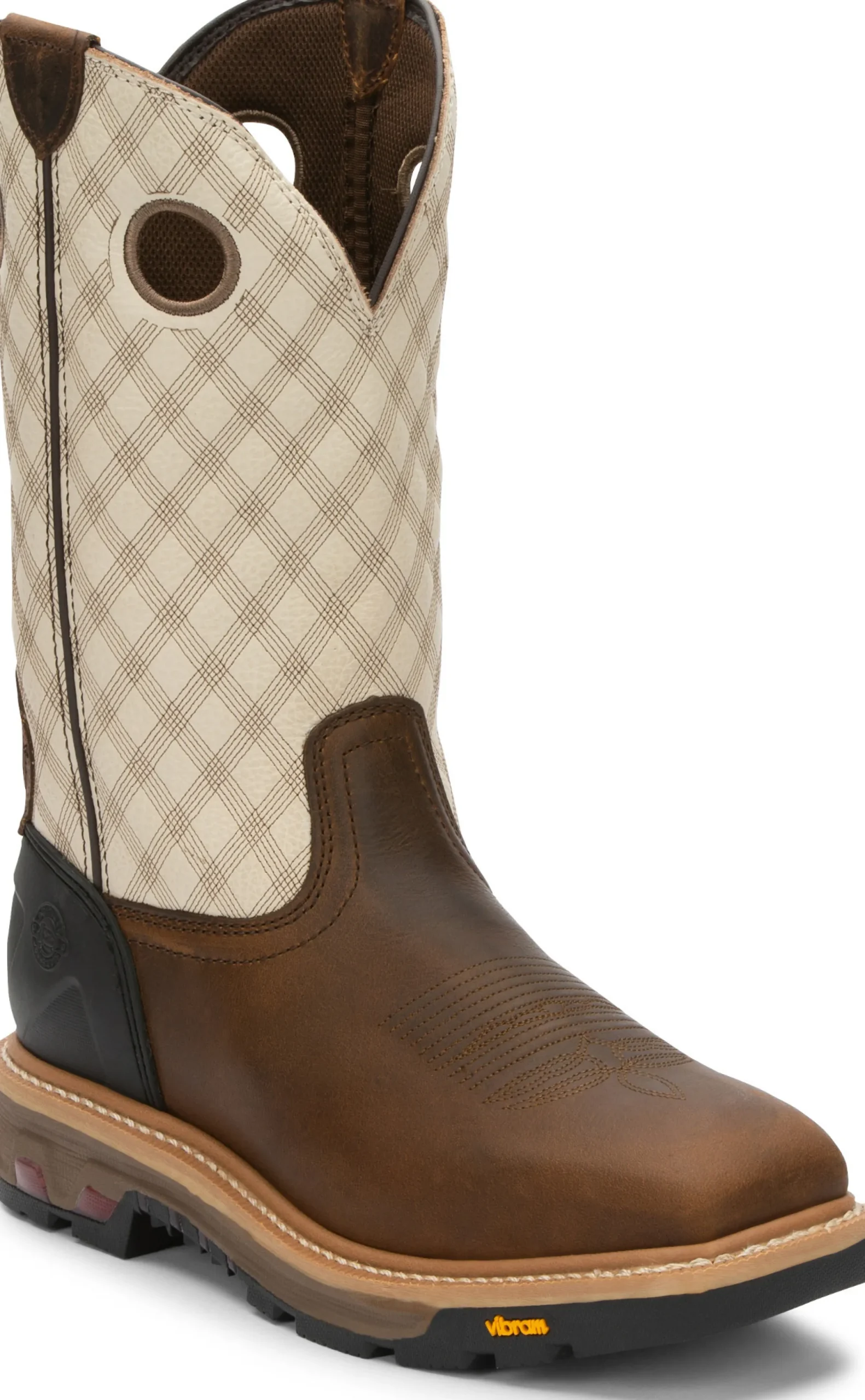 Justin Boots Roughneck 12" Work Pecan Clearance