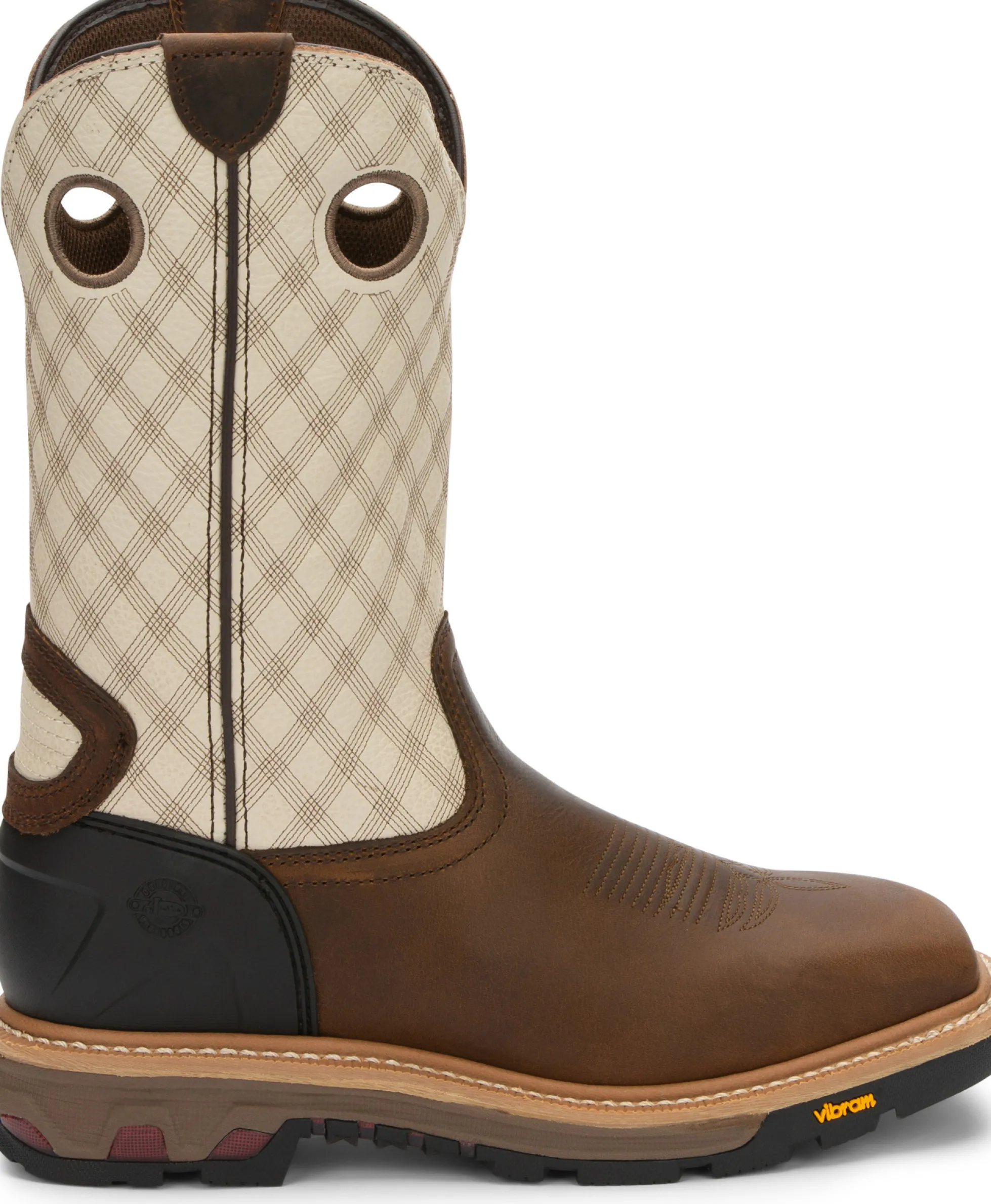Justin Boots Roughneck 12" Work Pecan Clearance