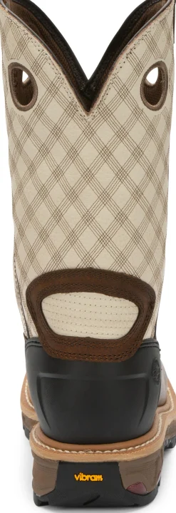 Justin Boots Roughneck 12" Work Pecan Clearance