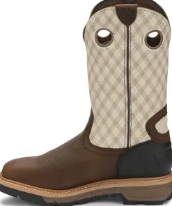 Justin Boots Roughneck 12" Work Pecan Clearance