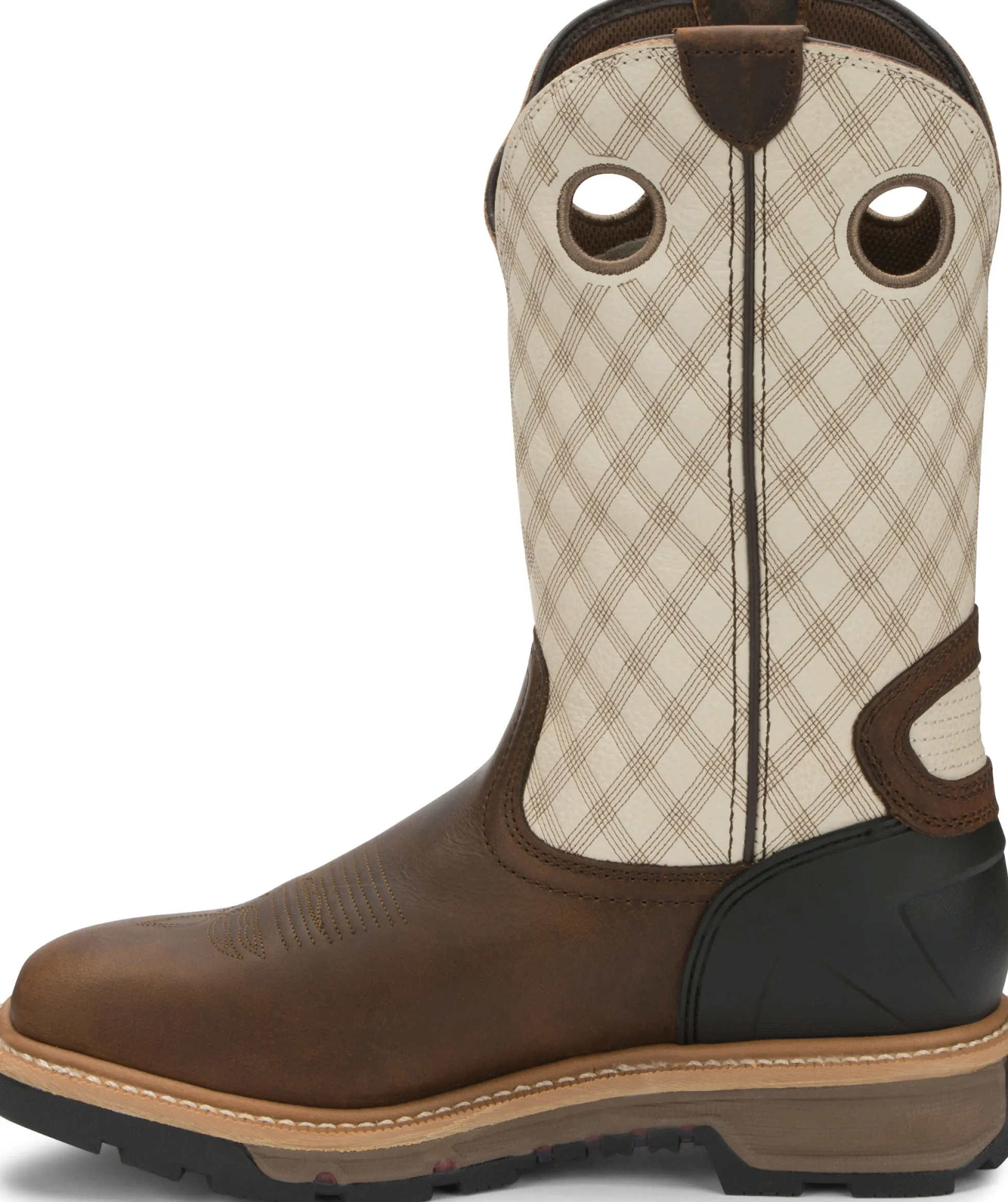 Justin Boots Roughneck 12" Work Pecan Clearance
