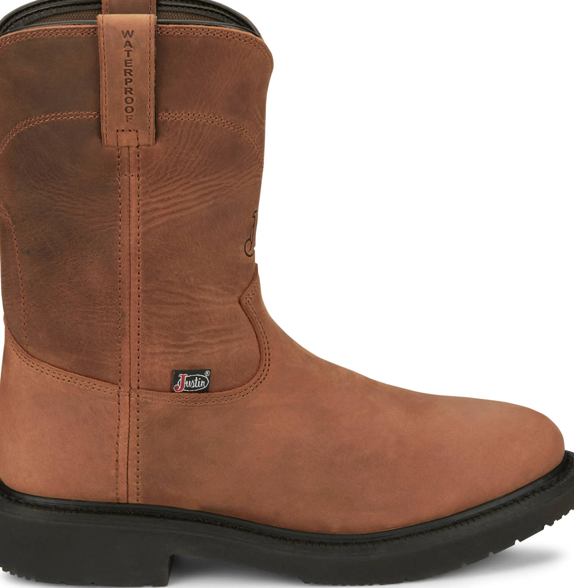 Justin Boots Round-Up 10" Waterproof Aged Bark Sale