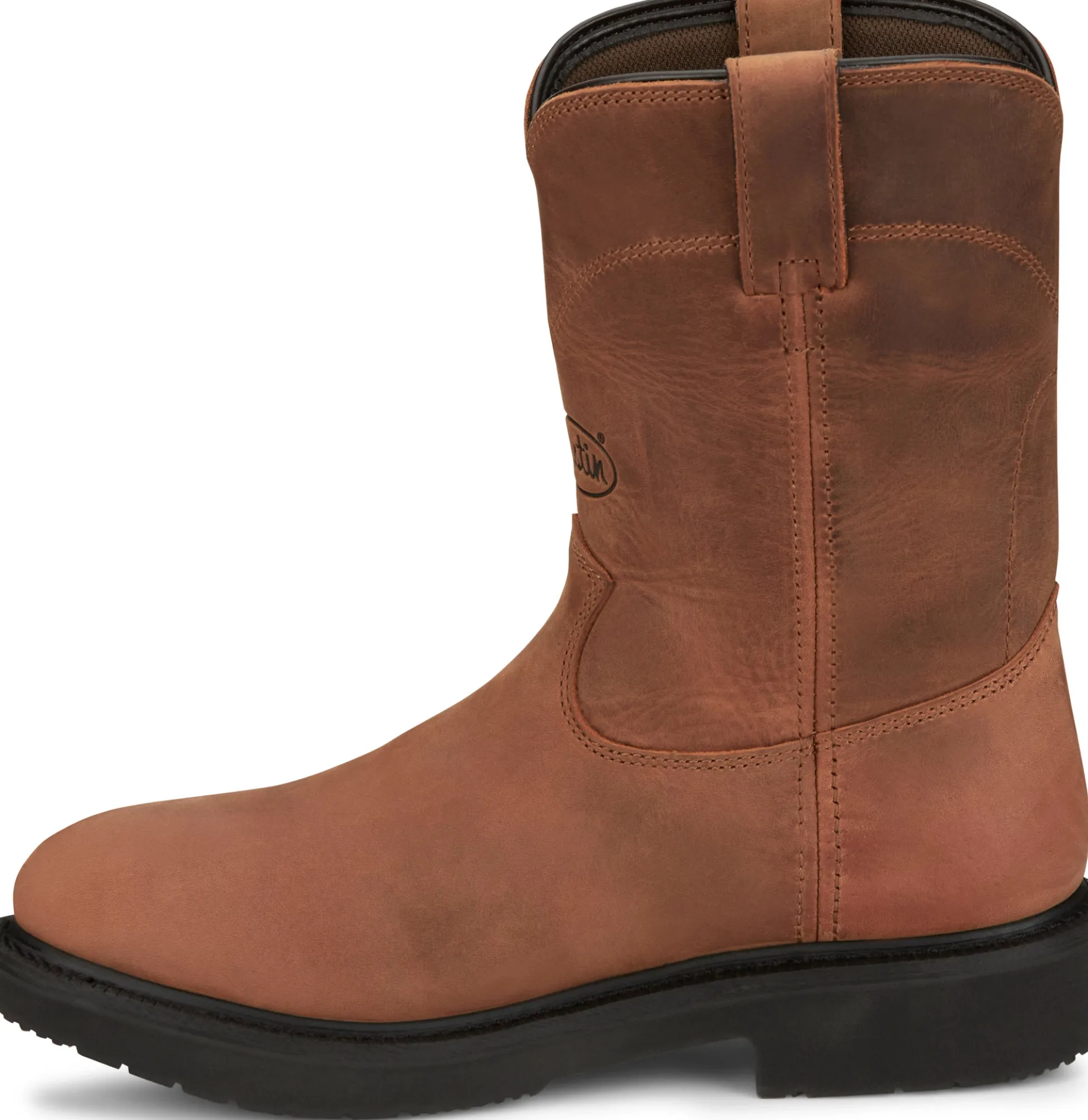 Justin Boots Round-Up 10" Waterproof Aged Bark Sale