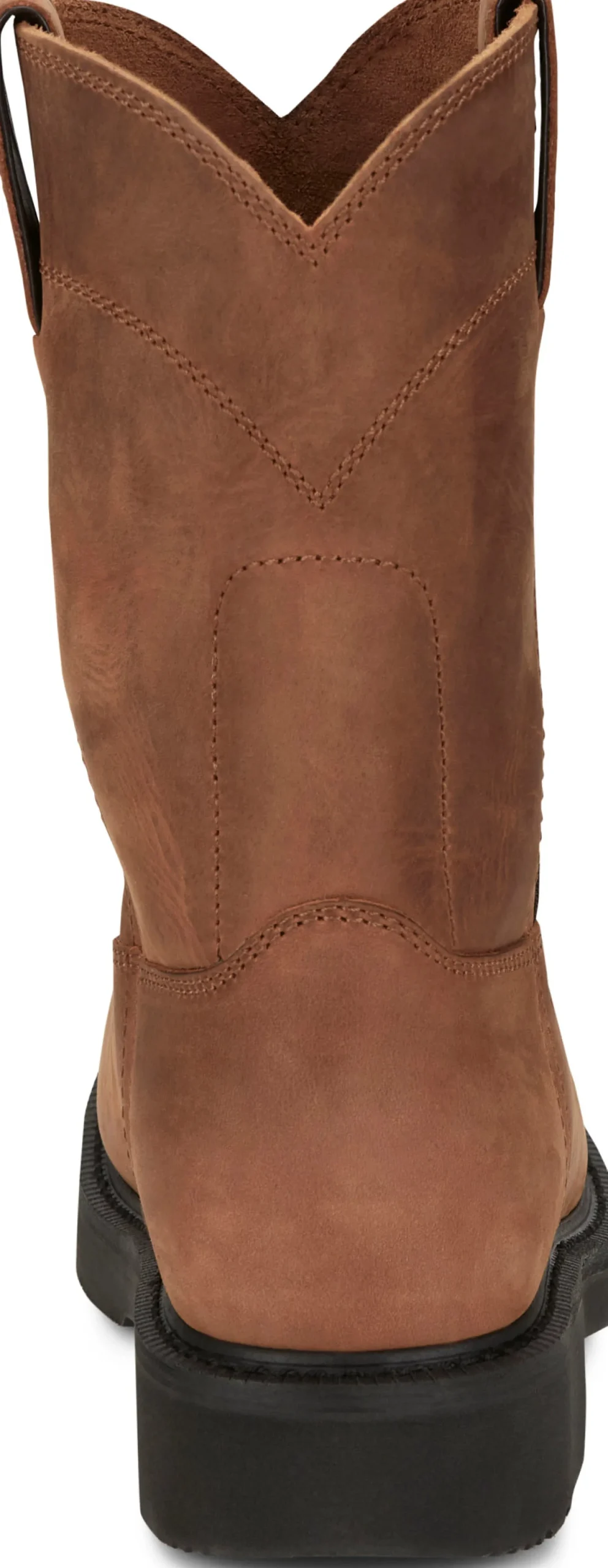 Justin Boots Round-Up 10” Steel Toe Aged Bark Sale