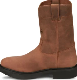 Justin Boots Round-Up 10” Work Aged Bark Hot