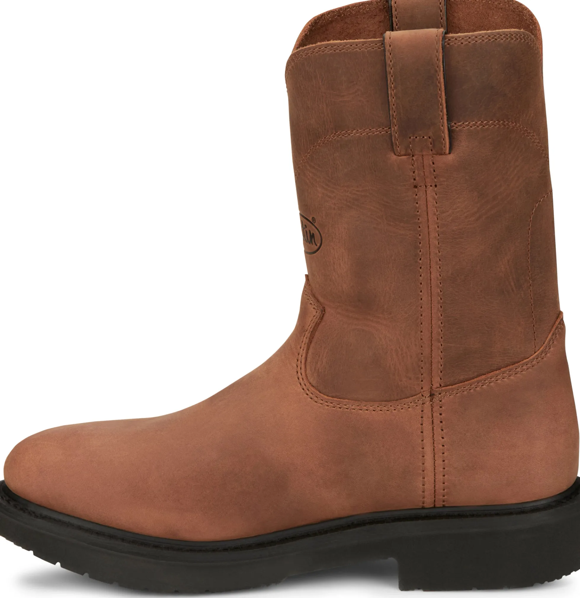 Justin Boots Round-Up 10” Work Aged Bark Hot