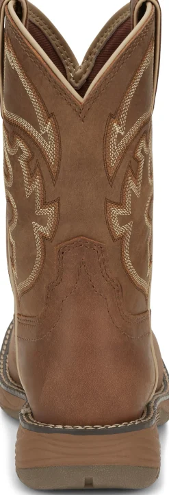 Justin Boots Rush Junior Kids Cowboy Boot Brown Online