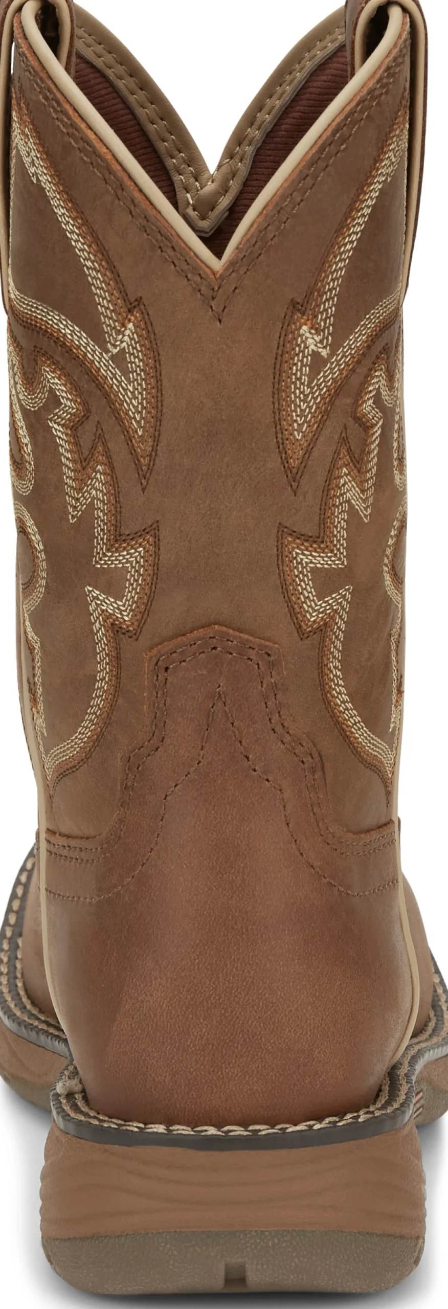 Justin Boots Rush Junior Kids Cowboy Boot Brown Online