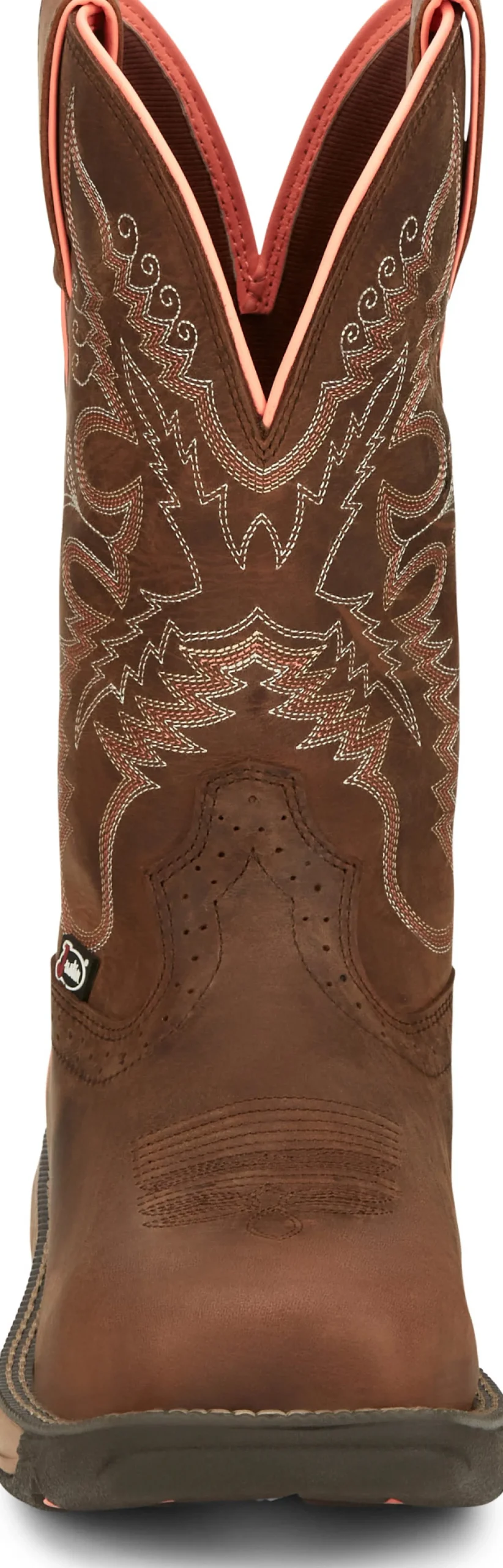 Justin Boots Rush 11" Composite Toe Waterproof Work Boot Rural Chocolate Clearance