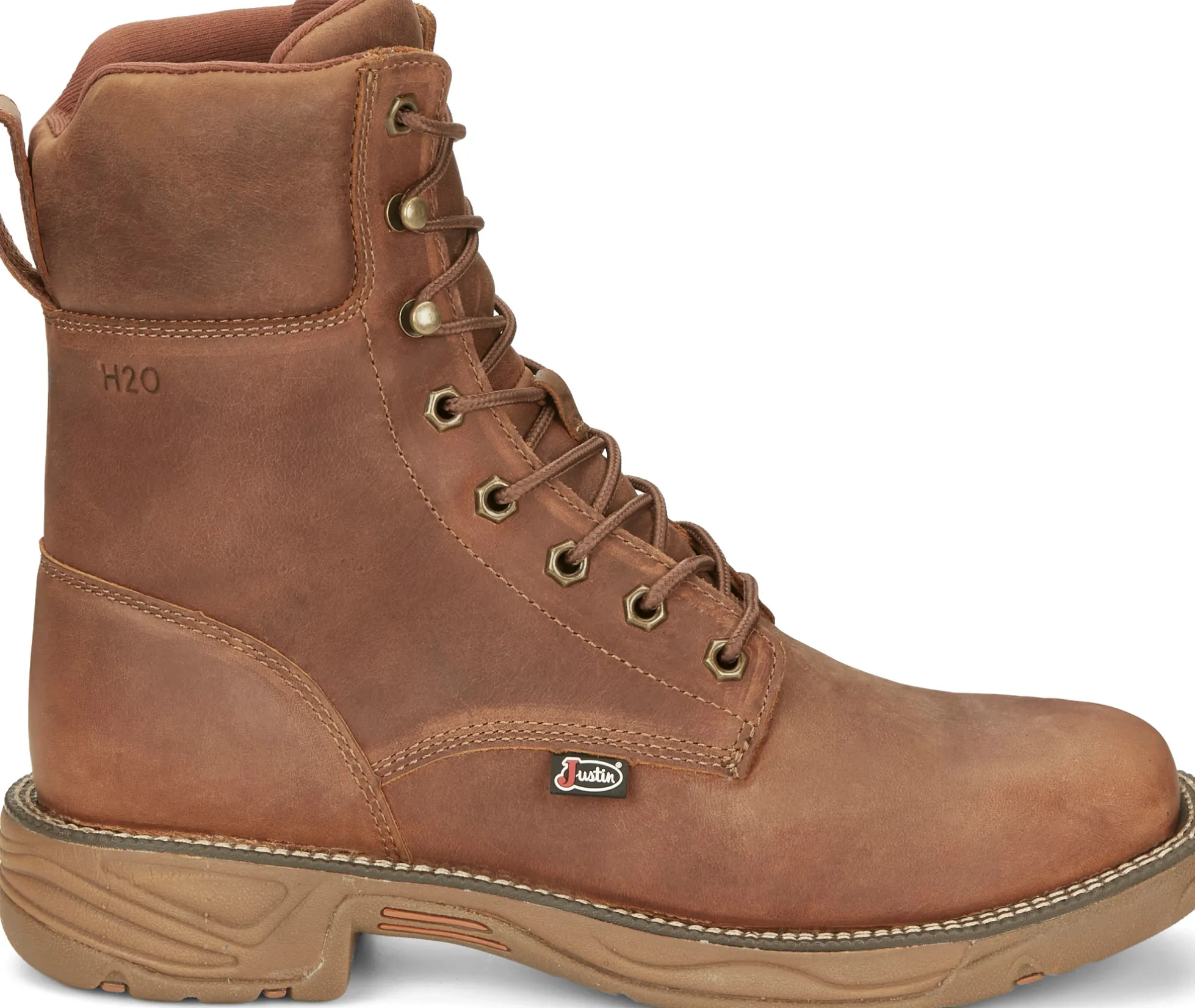 Justin Boots Rush 8" Waterproof Barley Outlet