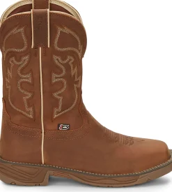 Justin Boots Rush 11" Waterproof Saddle Tan Sale