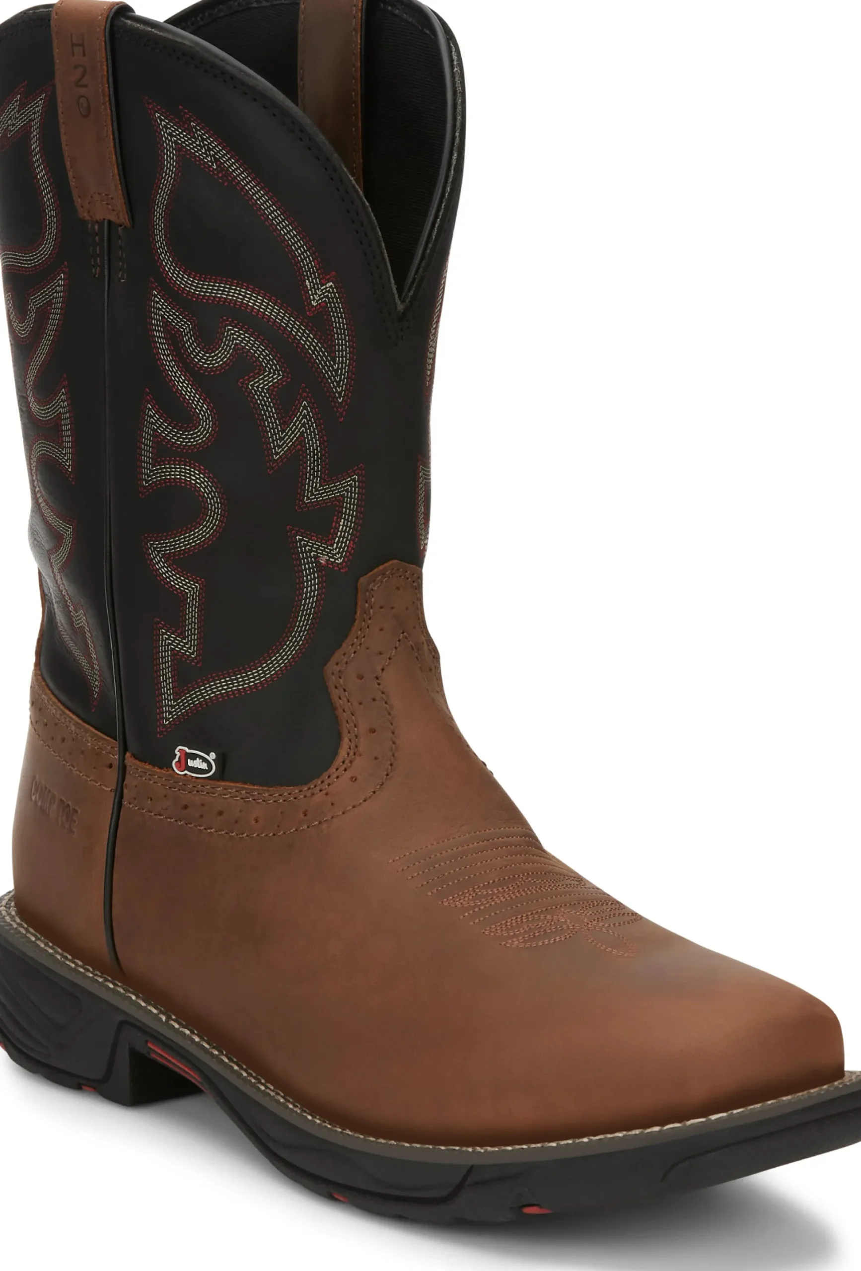 Justin Boots Rush 11" Waterproof Comp Toe Tan Discount