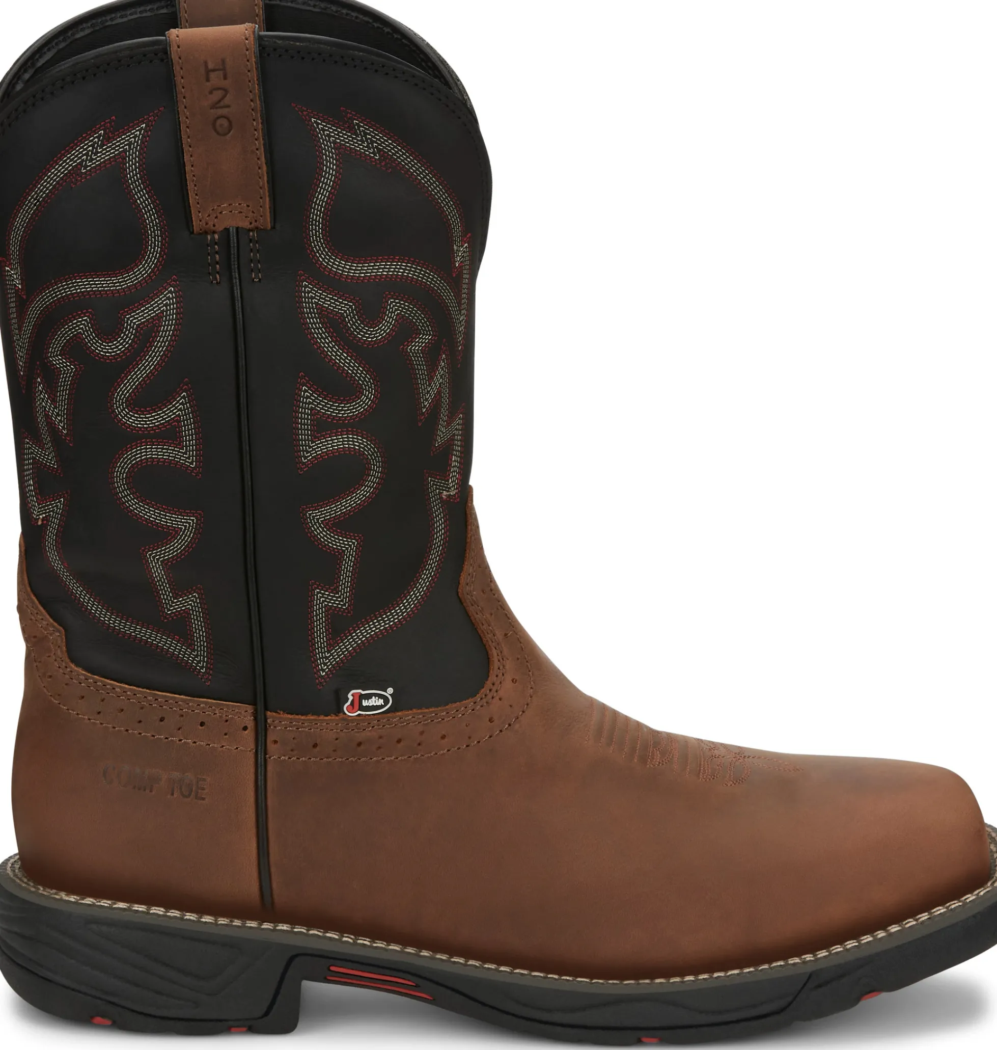 Justin Boots Rush 11" Waterproof Comp Toe Tan Discount