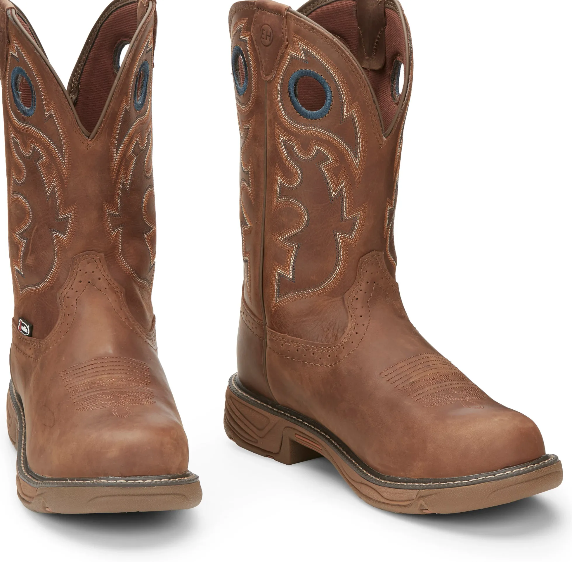 Justin Boots Rush 11" Waterproof Nano Comp Toe Barley Hot