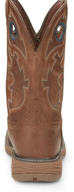 Justin Boots Rush 11" Waterproof Nano Comp Toe Barley Hot