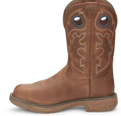 Justin Boots Rush 11" Waterproof Nano Comp Toe Barley Hot