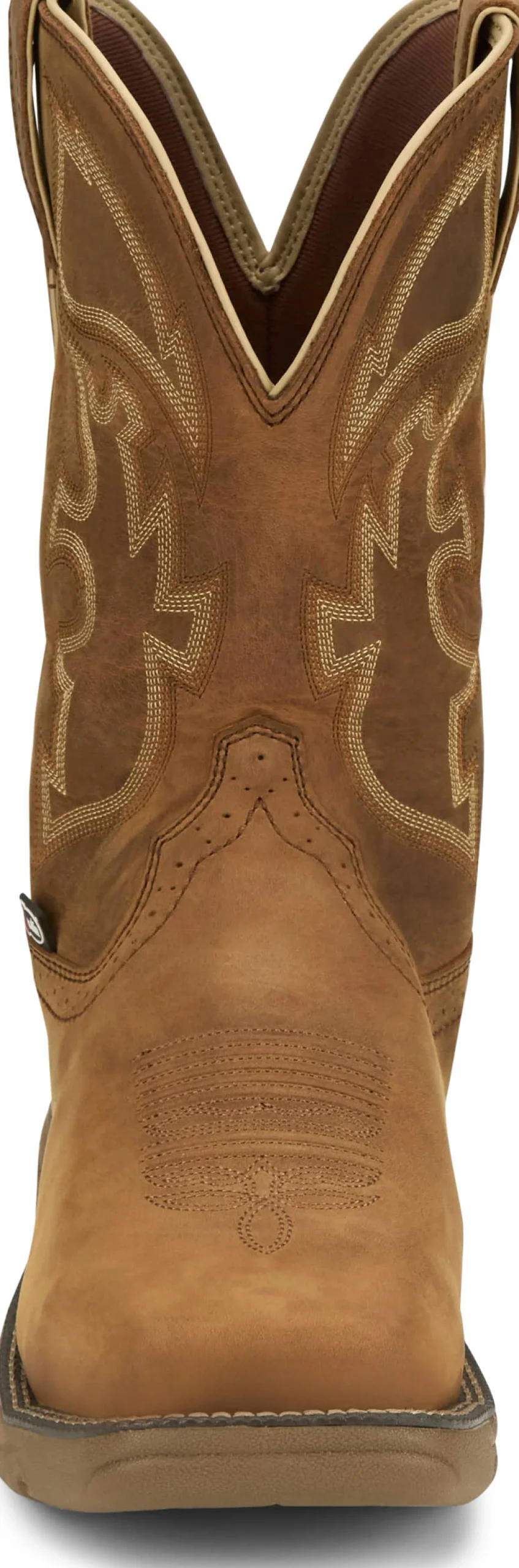 Justin Boots Rush 11" Waterproof Steel Toe Saddle Best