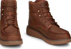 Justin Boots Rush 6" Waterproof Wedge Barley Hot