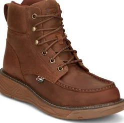 Justin Boots Rush 6" Waterproof Wedge Barley Hot