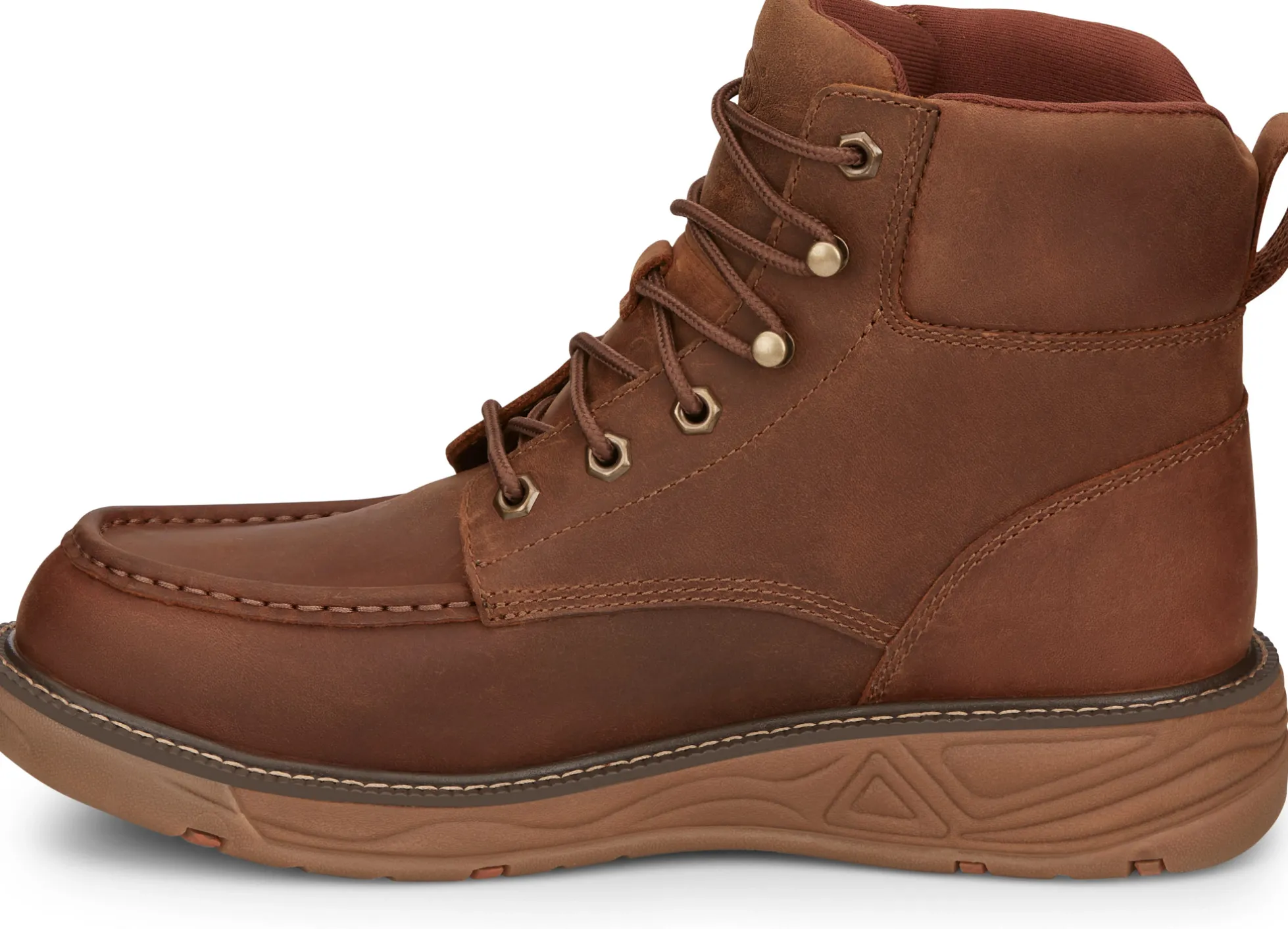 Justin Boots Rush 6" Waterproof Wedge Barley Hot