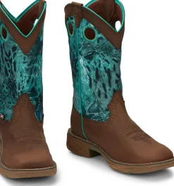 Justin Boots Rush 11" Waterproof Work Boot Brown Sale
