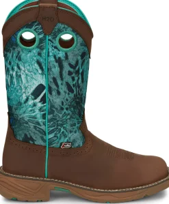 Justin Boots Rush 11" Waterproof Work Boot Brown Sale