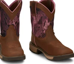 Justin Boots Rush 8" Waterproof Work Boot Harvest Brown Sale