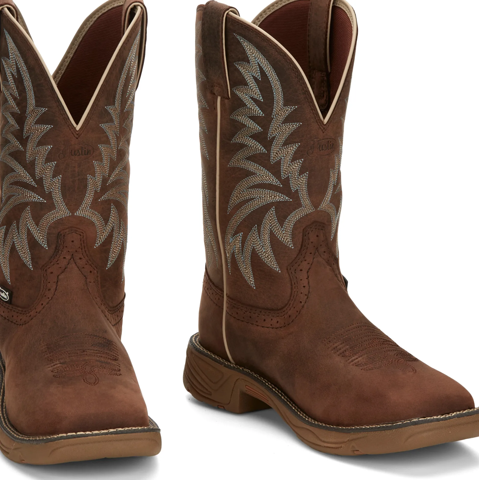 Justin Boots Rush 11" Western Work Hickory Clearance