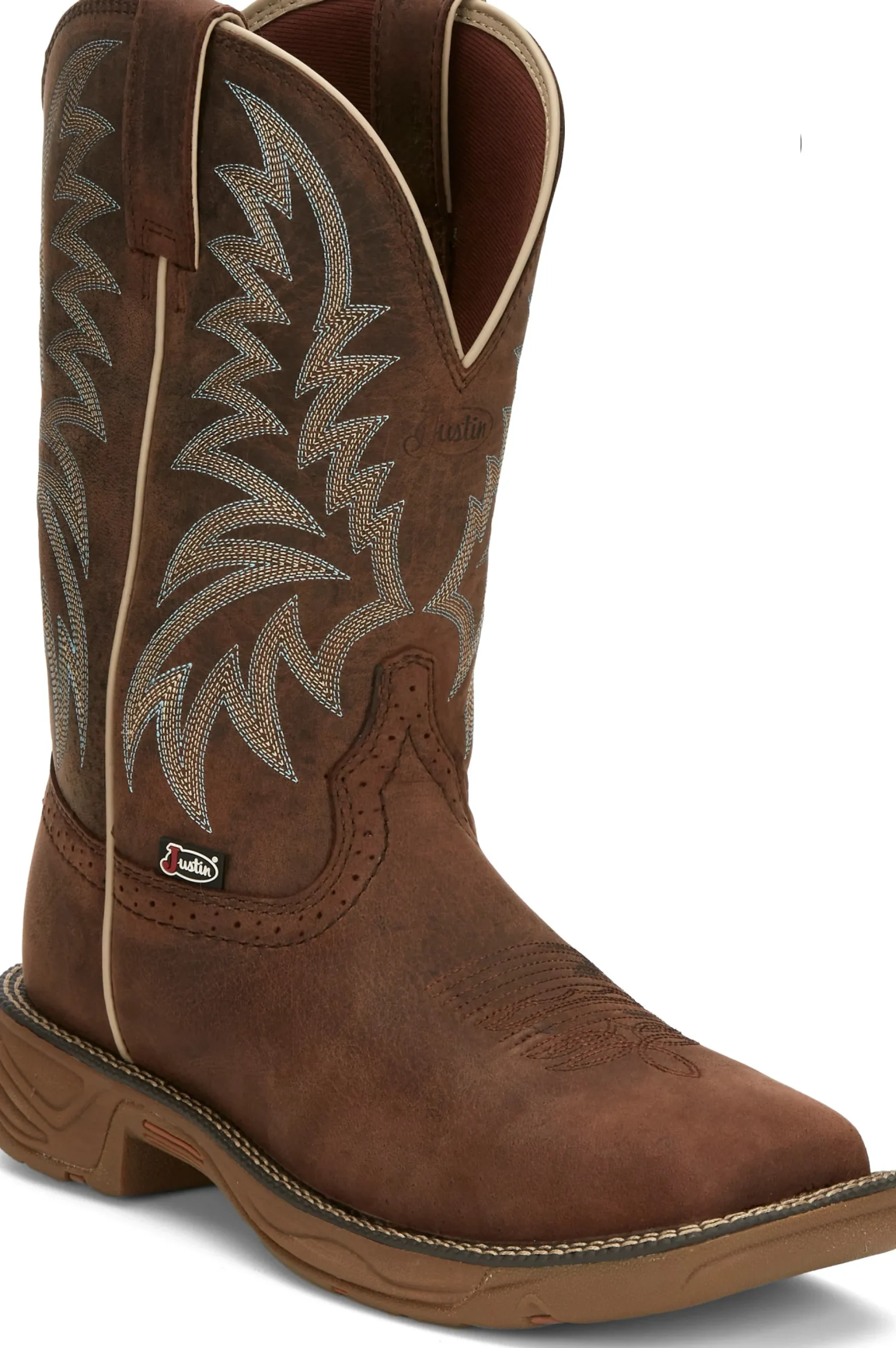 Justin Boots Rush 11" Western Work Hickory Clearance