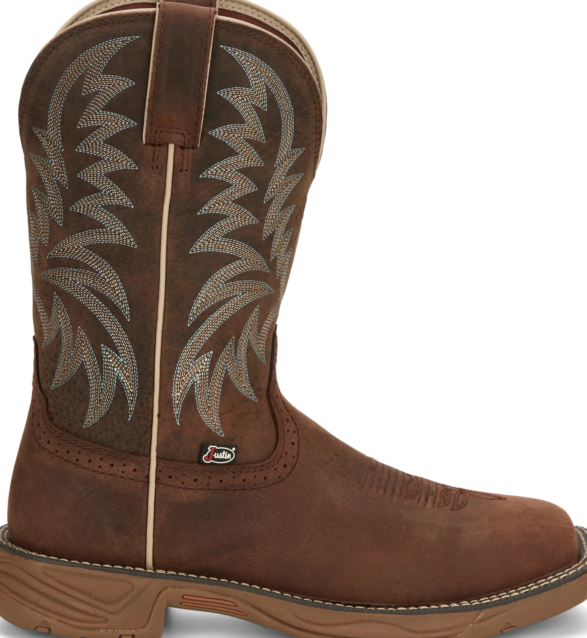 Justin Boots Rush 11" Western Work Hickory Clearance