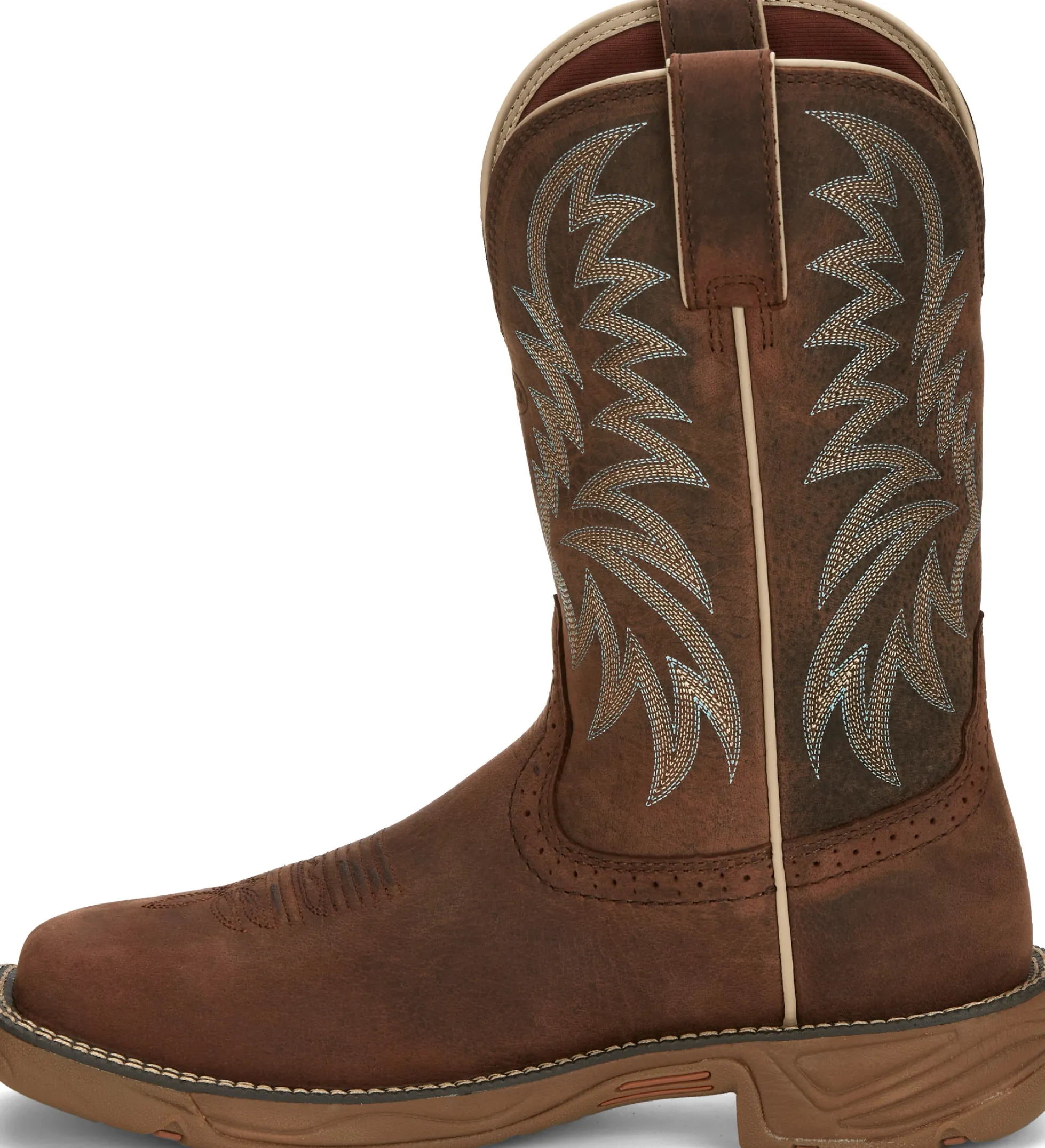Justin Boots Rush 11" Western Work Hickory Clearance