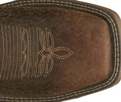 Justin Boots Rush 11" Western Work Mocha Brown