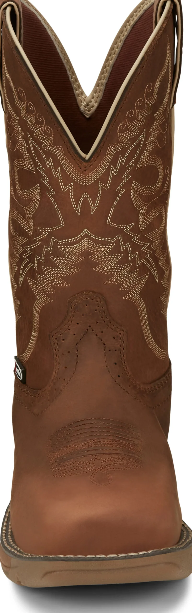 Justin Boots Rush 11" Women's Waterproof Work Boot Rustic Tan Sale