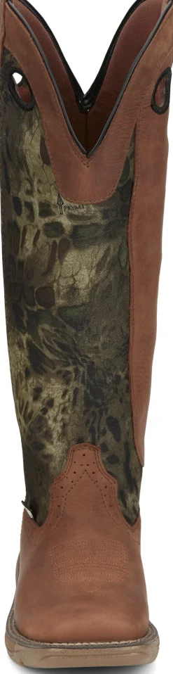 Justin Boots Rush Strike 17" Women'S Snake Resisting Boot Russett Clearance