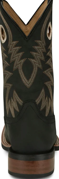 Justin Boots Show Stopper 11" Western Black Discount
