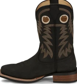 Justin Boots Show Stopper 11" Western Black Discount