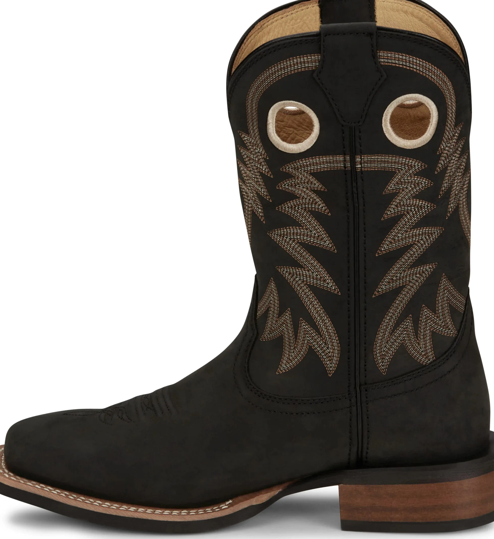 Justin Boots Show Stopper 11" Western Black Discount