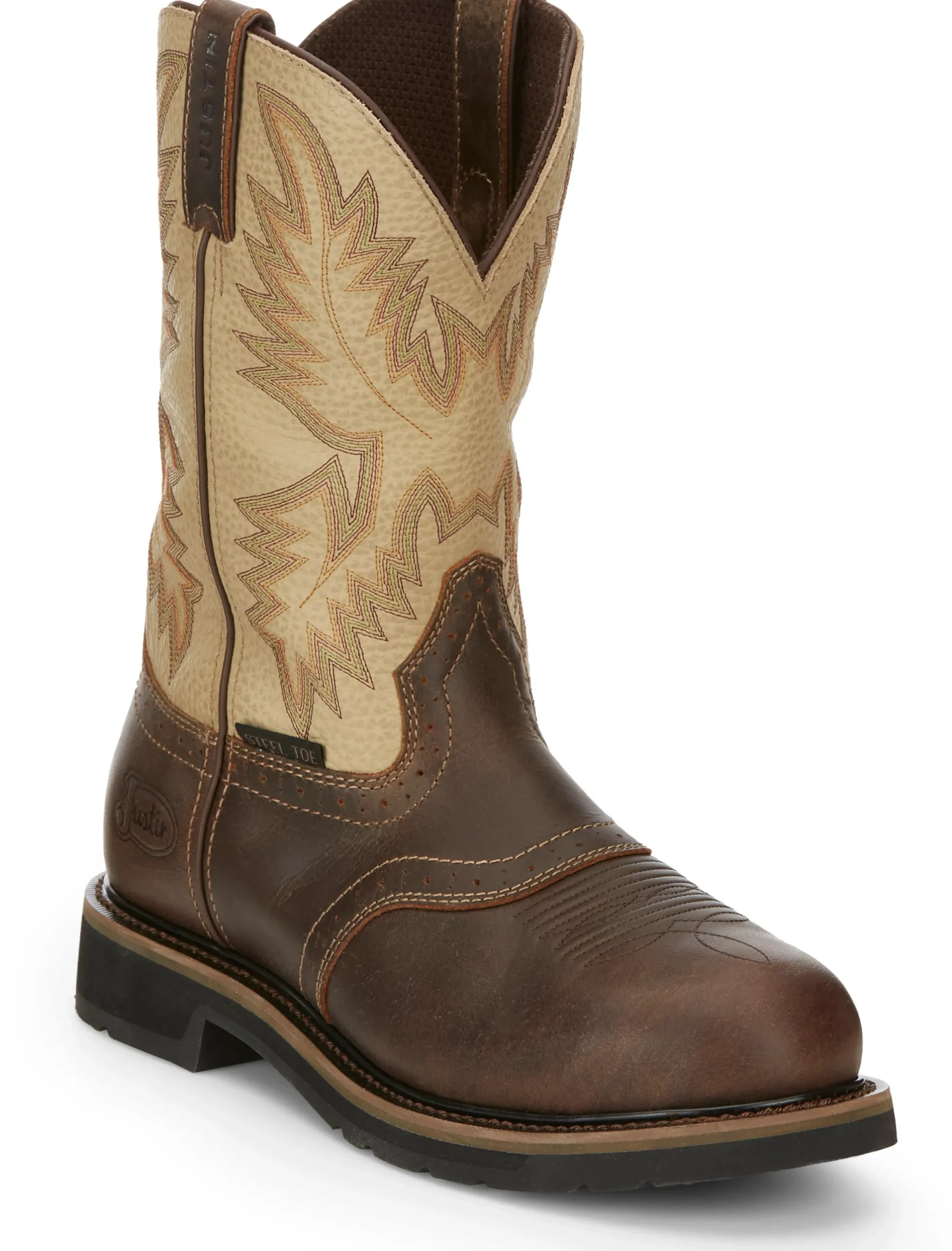 Justin Boots Superintendent 11" Steel Toe Golden Sale