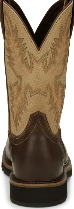 Justin Boots Superintendent 11" Work Golden Hot
