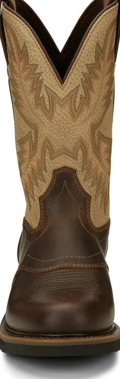 Justin Boots Superintendent 11" Work Golden Hot
