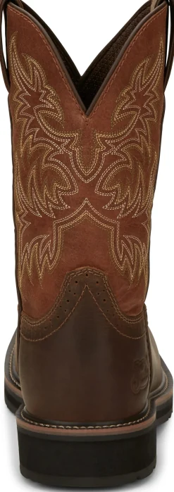 Justin Boots Switch 11" Comp Toe Carob Sale